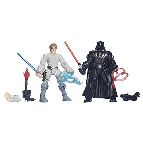 Star Wars Hero Mashers Luke Skywalker Vs. Darth Vader Version Anglaise [B3829]
