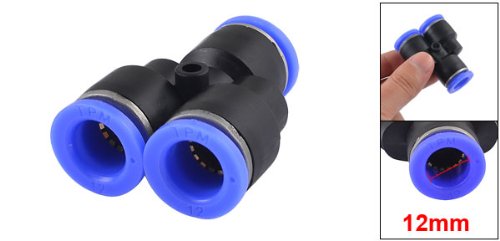 Sourcingmap Y Design 12mm Pneumatic Piping Quick Joint Fittings Connector - Image 2