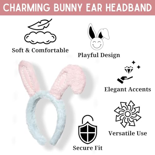 Image of Radhu & Kabby Kids Hairband | Soft Plush Headband for Kids with Fun Animal Figure | Hair Accessory for Girls