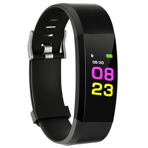 Reloj inteligente con monitor de frecuencia cardíaca, contador de pasos y calorías, monitor de sueño, oxígeno en sangre, rastreador de actividad impermeable IP67, 14 modos deportivos, reloj con
