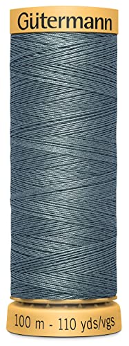 Hilo de algodón natural Gutermann 110 yardas color claro miniatura 1
