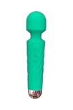 Mini Vibrator Cordless, Sex Toys with 160 Vibration Modes, G Spot Vibrators, Clit Vibrator, Personal Wand Massager, Dildo, Rechargeable Mute Massage, Female Clitoral Adult Toys(Wavy-Green)