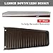HAHOME 2 Pack Gutter Downspout Extensions, Rain Gutter Downspout Splash Block,Drain Water Downspout Diverter, Gutter Splash Guards for Rainwater Drainage,16.3Inch (Brown)
