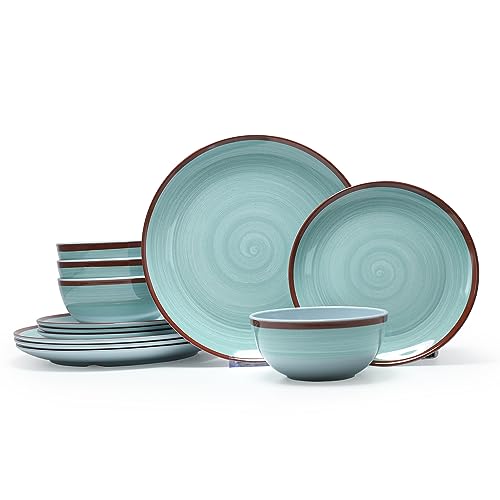 Hesinco 12-Piece Mint Blue Set