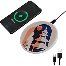 Disney Princesses Mulan Wireless Charging Pad- 10 Watt Wireless Charging Station for Disney Princess Room Decor- Mulan Gifts for Women and Fans of Disney Princesses