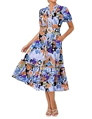 Blue Black Purple Floral