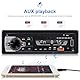 NHOPEEW Bluetooth-Stereo-Autoradio mit doppeltem USB-Anschluss, FM, TF, EQ, AUX-Eingang, 1-DIN-Autoradio, MP3-Player mit Bluetooth-Freisprecheinrichtung und 7-farbigen Lichtern