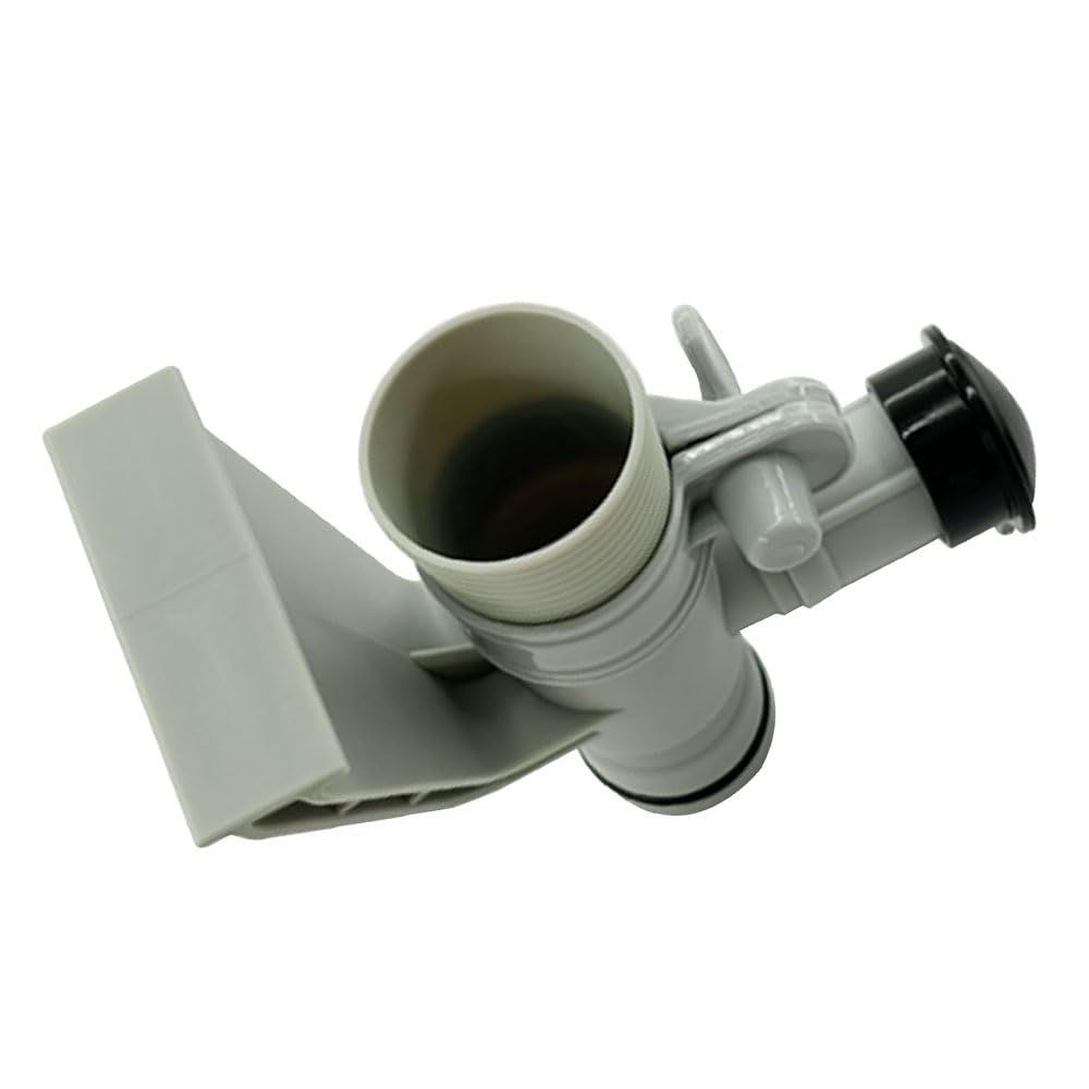 TopHomer 4 connettori per tubo della piscina, 637R 12363, adattatore per tubo con valvola a stantuffo, adatto per piscina fuori terra