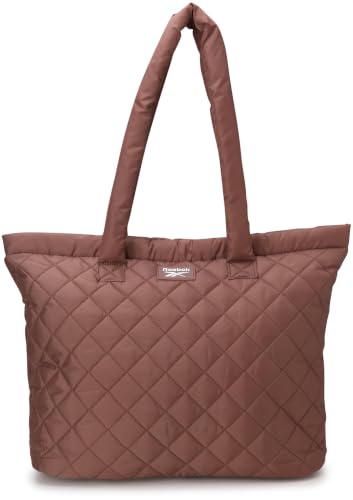 Image of Reebok Womens Tote Bag - Lightweight Carry On Puffer Quilted Tote Bag for Travel Work Travel and Daily Essentials