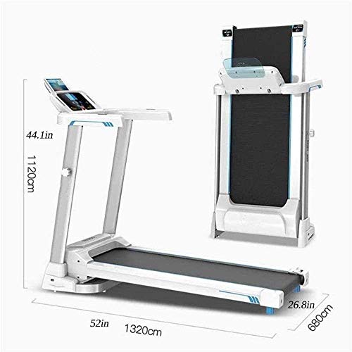 Image of Home Treadmills for Home Folding with Incline Portable Electric Treadmill with Remote Control Home use Running Machine Office Flat Walking Machines Gym Simple Treadmi