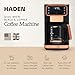 Haden Dual Brew 12 Cup Hot and Iced Coffee Maker with 120 Minute Keep Warm, Delay Brew, Adjustable Strength, Programmable Clock, and Anti Drip, Black