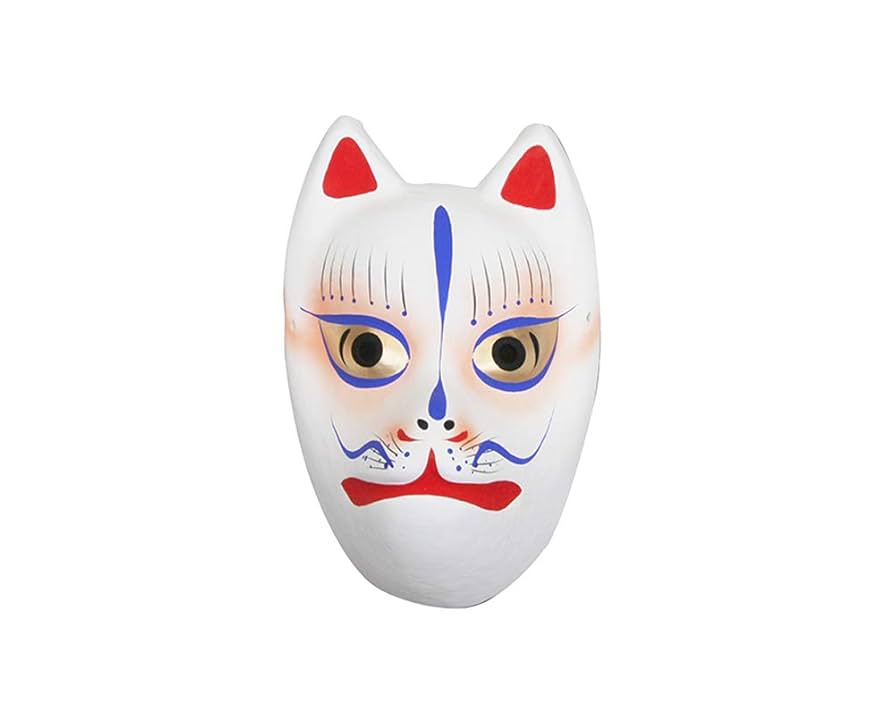 琴恵光引退・尾車襲名記念品 お椀　うちわセット Amazon.co.jp: [野沢民芸] きつね お面 色付き : おもちゃ