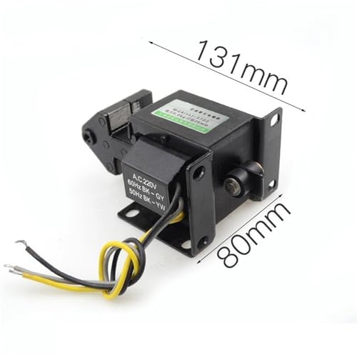 Électroaimant solénoïde AC 220V SA-3702 type traction de 5 kg et course 20 mm - 3