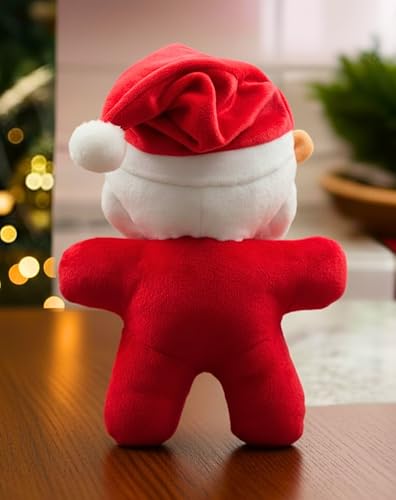 Image of Tickles Santa Claus Soft Stuffed Plush Toy for Kids Boys & Girls, Christmas Day (Size: 25 cm, Color: Red)