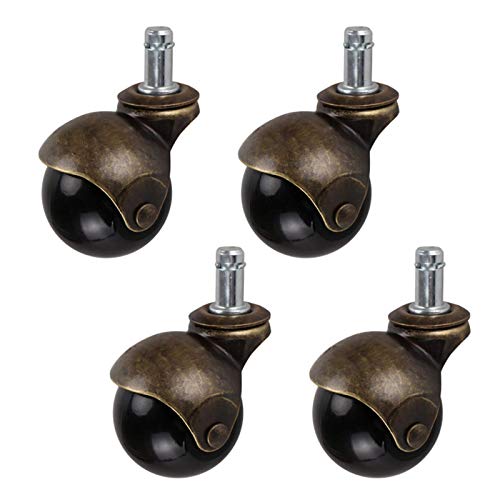 ���ϋv50mm�{�[���L���X�^�[�z�C�[�� �Ƌ�ړ��p��]�z�C�[�� �l�W�t���X�e���t�� 11x20mm �^�J�L���X�^�[�z�C�[�� �i�C���������p���j�o�[�T���L���X�^�[4�Z�b�g