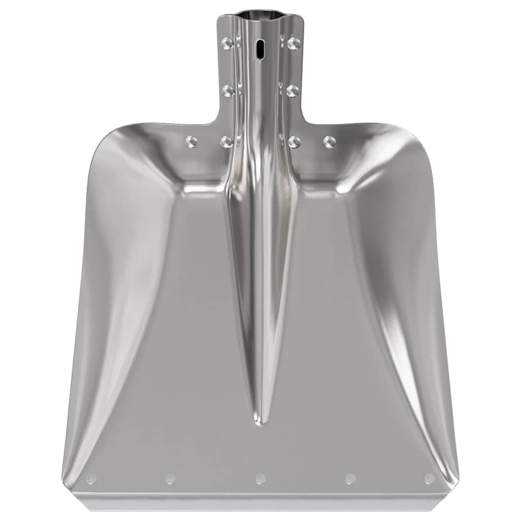 Głowica łopaty 4 sztuki srebrna 45 x 38 cm Aluminium | Odporny na działanie warunków atmosferycznych, antykorozyjny, łatwy w pielęgnacji, do ogrodu, śniegu, piasku