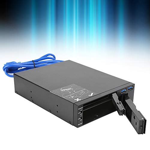 Caja externa para disco duro dual con USB 3.0 miniatura 7