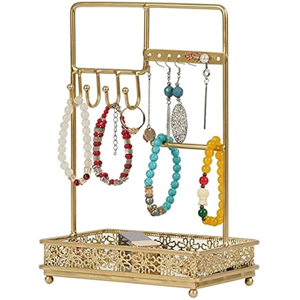 Smyckesdisplayställ Smyckesdisplayställ Förvaring och arrangemang Örhängeställ Smyckesbricka Multifunktionsförvaringslåda Halsbandshängare Smyckeshållare