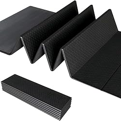 [Non-Toxic & ITS Certified] Made from high-quality, non-toxic POE material, this yoga mat is flexible, odorless, and certified by ITS for safety and quality. Designed for everyday home workouts. [Compact & Supportive] Sized for everyday practice, thi...