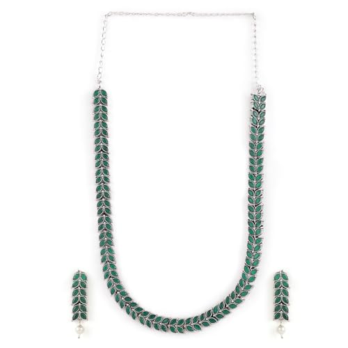 Image of Rubans Oxidised Necklace Set Jewellery Gift for Women & Girls