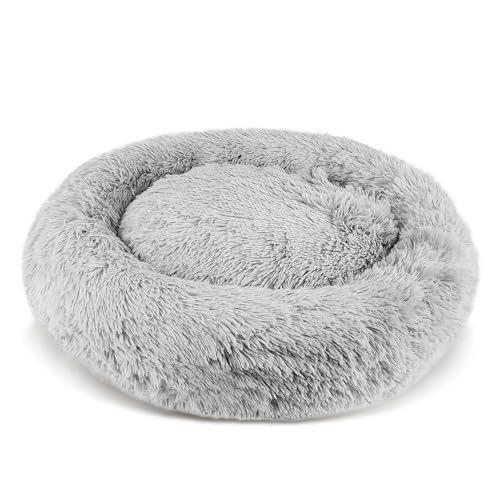 PATAM Cuccia Morbida, Lettino per Cani e Gatti a Ciambella Sfoderabile e Antiscivolo, Alaska Extra-Large 81 cm