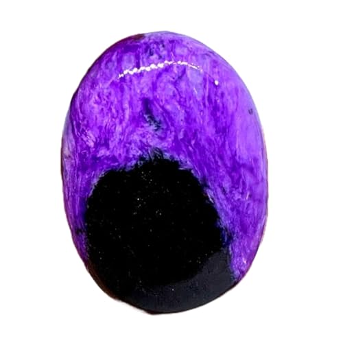 Charoite naturelle cabochon 31x22mm pour création de bijoux DIY
