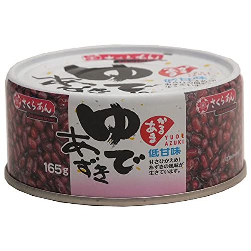 Amazon | 谷尾食糧工業 ゆであずき低甘味 缶切不要 165g缶×24個入