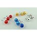 Dolls House 12 Coloured Baubles Miniature Christmas Tree Ornaments Decorations Toys