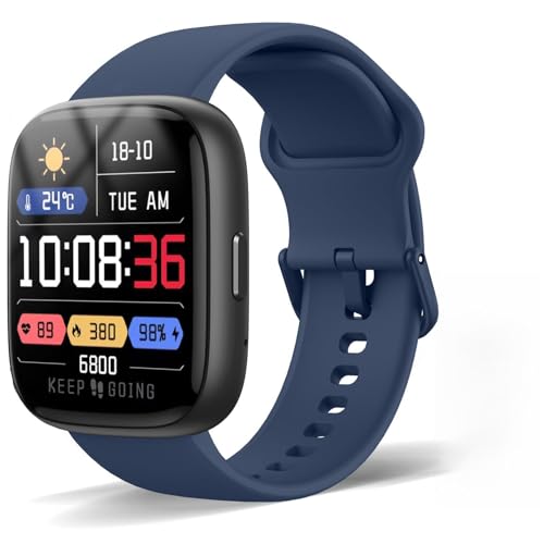 Smart Watch for Women Men, Alexa Built-in, 1.83" HD Touchscreen Fitness Tracker with Bluetooth Calling, Fitness Watch with Sleep Monitor, 100+ Sports Modes, IP68 Waterproof Smartwatch for Android iOS