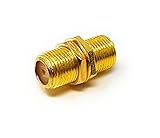 El acoplador tipo F se utiliza para conectar dos cables macho tipo F juntos para lograr distancias más largas.