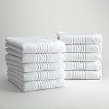 Hergestellt aus 100 % reiner ägyptischer Baumwolle, nicht regeneriert, die beste Baumwolle der Welt. Hohe Saugfähigkeit, trocknet sehr schnell. Extrem strapazierfähig und langlebig.