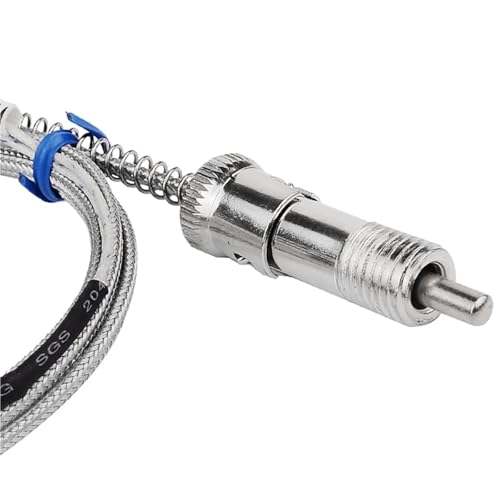 Termopar tipo K de bayoneta para regular la temperatura en moldes e inyectoras con cable de 2m 5