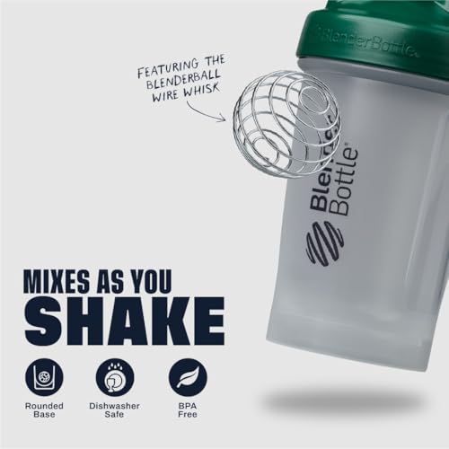 Image of BlenderBottle Classic V2 Shaker Bottle Perfect for Protein Shakes and Pre Workout, 20-oz, Green