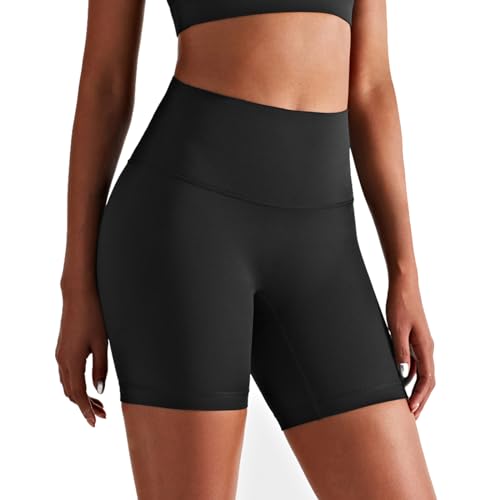 JTSONN Pantalones Cortos de Deporte para Mujer, Pantalones Leggings Cortos de Yoga Cintura Alta, Mallas Cortas Short Deportivo Mujer, Mallas Deporte Cortas para Correr Fitness Ciclista