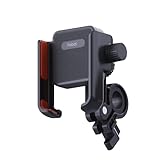 【神戸発Pebel】カメラを邪魔しない設計 自転車 スマホホルダー バイク・ロードバイク スマホ ホルダー スタンド 360°回転 防振 片手操作 クイック取付 落下防止 15-28mm ハンドル iPhone 17 17 pro 17 pro max Air 16e 16 Plus 15 14 ミニ アンドロイド 4.7-7.2インチ に対応 ブラック