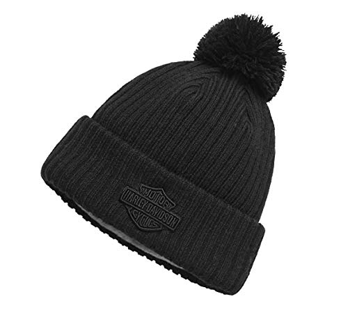 Harley-Davidson Cuffed Knit Hat, Black