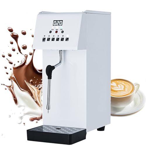 Milchaufschäumer, Milchschaum-Dampfgarer, gewerblich, vollautomatische Dampfmaschine, mit LED-Anzeige und 4-Loch-Dampfdüse, für Kaffee, Milch, Milchtee Milchaufschäumer, Milchschaum-Dampfgarer, gewerblich, vollautomatische Dampfmaschine, mit LED-Anzeige und 4-Loch-Dampfdüse, für Kaffee, Milch, Milchtee