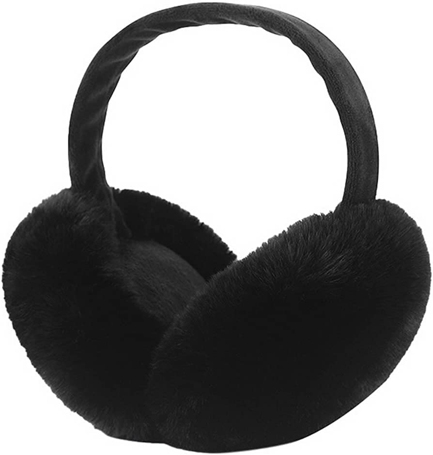 Boy Girl Winter Earmuffs Outdoor Wear Soft Faux Fur Plush Ear Warmer Football Design Windproof Woolen Warm Ear Muff Men & Women (Freesize)