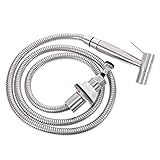 AngoilySink Side Sprayer, Stainless Steel Sink Spray Braces Kit, Sink Hose Faucet Hose Sprayer Replacement Handheld Sprayer Kit Kitchen Faucet Sprayer Sink Pull out Spray Head Supplies Nozzle