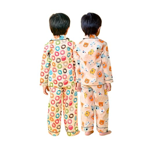 Image of Jam & Sugar Boys Cotton Printed Night Suit Set