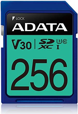 ADATA MicroSD 256GB Classe 10 UHS-I U3 V30 – 100/80 MB/s + Adattatore SD