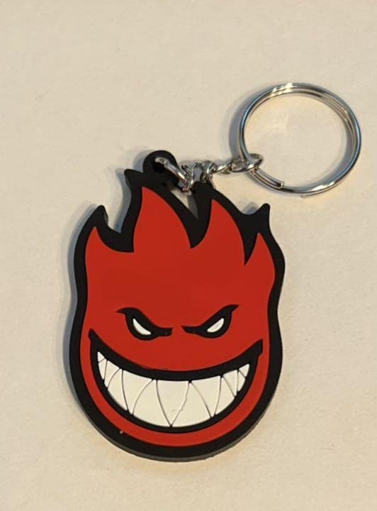 スピットキーチェーン スピットファイアー KEYCHAIN | 蛍光42MM - 南国スケボー