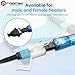 FYBOPTWU - 1 Packs Fiber Optic Cleaner Pen for MTP MPO Connector Fiber Optic Cleaning Tool Cleaner, up to 600 Cleans, Blue