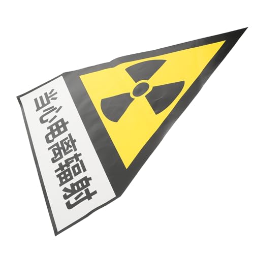 Autocollant radiation ionisante pour éviter les entrées en zone interdite signalisation