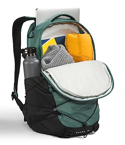 Image of The North Face Borealis Commuter Laptop Backpack, Dark Sage /TNF Black, One Size