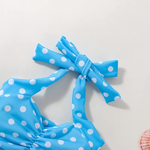 Baby Girl 2PCS Bikini Kids Toddler Polka Dot Swimsuits Swimwear Beach Bathing Set Swimsuits Girls Cut4