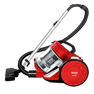 Inalsa Vacuum Cleaner for Home 1400W Bagless - Aristo | HEPA Filter, Powerful Suction & High Energy Efficiency| 1.5 L Dust Collector, 2 Years Warranty (Red/Black)