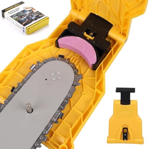 Affût’PRO – Universe Affûteur De Tronçonneuse Portable,Chaine Tronçonneuse Professionnel Avec 1 Pièce À Aiguiser, Outil De Précision Pour Bûcherons