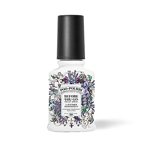 Poo-Pourri Before-You-go Toilet Spray, Lavender Peppermint Scent, 2 Fl Oz