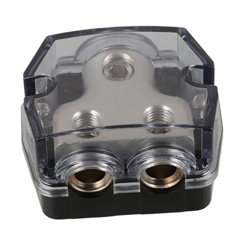 GLEAVI Caja De Conexiones Bloque Fusibles Automóvil Portafusibles Amplificador Distribuidor Coche Materiales Resistentes